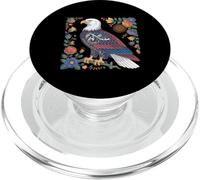 Águila Floral Vintage Flores América Águila Divertida Águila Niños PopSockets PopGrip para MagSafe