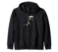 Águila Fresca con Fumar Pipa Stipple Art Sudadera con Capucha