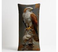 Águila Fundas Almohada 40 x 145 cm Conchas marinas Fundas Cojines Sofa Cama Larga Blando Lino con Doble Cara Impresión Cremallera Invisible para Sofa Cama Decoracion Hogar Regalo Mujer KDZT-1319