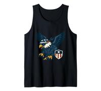 Águila guerrera Americana símbolo de Libertad y Poder Camiseta sin Mangas