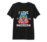 Águila, I Love Americaw, 4 de Julio, América, Orgullo Camiseta Premium