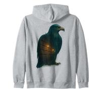 Águila Library Book Lover Reading Art Sudadera con Capucha