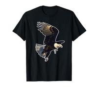 Águila Majestuosa En Vuelo Libertad Fuerza Retro Camiseta