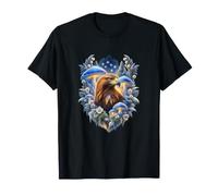 Águila marrón Entre Hongos Azules Camiseta