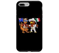 Águila Mexicana Canguro Australiano Bandera de México Carcasa para iPhone 7 Plus/8 Plus