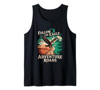 Águila Overlanding Aventura Explorador Al aire libre Camper Camiseta sin Mangas