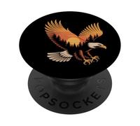 Águila para Hombre, Naturaleza, Bosque, américa, águilas, Divertidas, PopSockets PopGrip Adhesivo