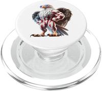 Águila patriótica del Orgullo Americano PopSockets PopGrip para MagSafe