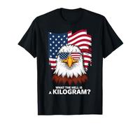 Águila Qué diablos es un kilogramo USA America Patriotic Camiseta