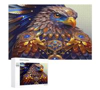 Águila Rompecabezas Adultos 1000 Piezas De Madera Juguete De Puzzle Desafío Del Cerebro Para Niños, Inteligencia (75×50cm)