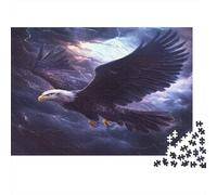 Águila Rompecabezas De 1000 Piezas para Adultos,Materiales Reciclables De Primera Calidad E Impresión De Alta Definición,Juego Familiar,Regalos para Amantes O Amigos 1000pcs (75x50cm)