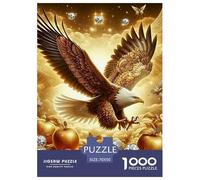 Águila Rompecabezas De Papel para Adultos 1000 Piezas Animales Salvajes Juego De Habilidad para Toda La Familia Exclusivo De Amazon para Adultos Y Jóvenes 70x50cm/1000pcs