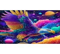 águila Rompecabezas Imposible,desafío for Adults Entretenimiento Creativo 1000 Piezas Obra de Arte de Juego de para Adultos y Niños a Partir de 12 Años 38x26cm/1000pcs