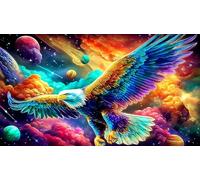 águila Rompecabezas Imposible,desafío for Adults Juego Educativo 1000 Piezas Obra de Arte de Juego de para Adultos y Niños a Partir de 12 Añoságuila38x52cm/1000pcs