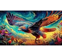 águila Rompecabezas Imposible,desafío for Adults Juego edugatoivo 1000 Piezas Obra de Arte de Juego de para Adultos y niños 75x50cm/1000pcs