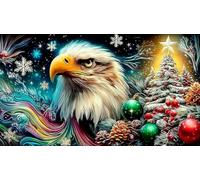 águila Rompecabezas Imposible,desafío para Adultos Entretenimiento Creativo 1000 Piezas Obra de Arte de Juego de para Adultos y niñoságuila75x50cm/1000pcs