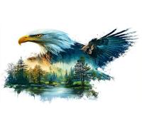 águila Rompecabezas Imposible,desafío para Adultos Juego edugatoivo 1000 Piezas Obra de Arte de Juego de para Adultos, Regalos a Partir de 14 Años 75x50cm/1000pcs