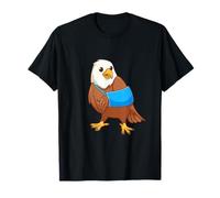 Águila sonriente con alas de escayola Camiseta
