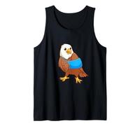 Águila sonriente con alas de escayola Camiseta sin Mangas
