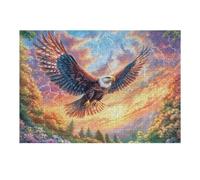 Águila Voladora sobre el Mar Rompecabezas 300 Piezas Cartón Grueso para Coleccionistas Mejora Memoria Desarrollo Cognitivo Diversión Familia Regalo Reyes Magos 300 PCS