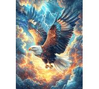 Águila Volando sobre océano Puzzle 500 Piezas 3D Creativo Detallado Planta Silvestre Rompecabezas para Hombres Y Mujeres Decoración Hogar Moderno Construir Maquetas 500 PCS