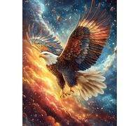 Águila volando sobre un cielo mágico Rompecabezas 1000 Piezas Cartón Para Principiantes Paisajes y ciencia ficción Desconectar Rutina Ejercicio Mental Relajante Actividad Tiempo Libre Regalo Cumpleaño