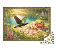 Águila Vuela Paisaje Puzzle de 1000 Piezas Juego para Adultos Relajación Armonía Familiar 38x26cm/1000pcs