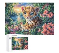 Águila y dragón por el río con Fuego Puzzle 1000 Piezas para Mayores Juego Intelectual Apoyo A La Memoria Regalo para Ocasión Especial 1000 PCS