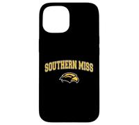 Águilas Doradas del Sur de Misisipi | Mercancía de la NCAA | NAFPSMS03 Carcasa para iPhone 15