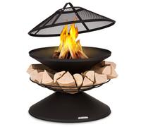 Aguilera 65cm Bajo Brasero con parrilla Negro