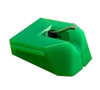 Aguja de audio - Aguja de grabación | Aguja giratoria, agujas de tocadiscos de punta ovalada verde, accesorios de grabadora retro, herramientas de cartucho de tocadiscos, equipo portátil de grabación