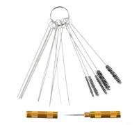 Aguja de chorro de la lavadora del parabrisas del coche y herramienta del cepillo diseñada para limpiar y ajustar los chorros de la lavadora del vehículo con características de seguridad