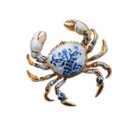 Aguja de coleccionista portátil doble con artesanía fina aguja de metal de aniversario con artístico, Einheitsgröße, como se describe