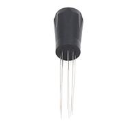 Aguja de Distribución de café, Manipuladores Manuales Duraderos de Acero Inoxidable para Uso Doméstico (BLACK)