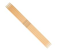 Aguja de doble punta Addi de bambú 15 cm 3,50 mm - 1 ud
