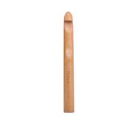 Aguja de ganchillo con mango ergonómico de madera, aguja de tejer de madera para principiantes, tejer, manualidades, proyectos de aguja