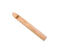Aguja de ganchillo con mango ergonómico de madera, aguja de tejer de madera para principiantes, tejer, manualidades, proyectos de aguja