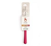 Aguja de crochet Pony Easy Grip de aluminio de 2,00 mm - 1 ud