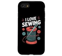 Aguja de hilo de coser I Love Hobby Passion Carcasa para iPhone SE (2020) / 7 / 8