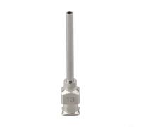Aguja de máquina dispensadora de acero inoxidable de 25 mm de 1 pulgada para pegamento industrial, para punta de fluido de precisión compatible con adhesivos 8G-30G, para boquilla de metal de larga