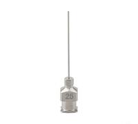 Aguja de máquina dispensadora de acero inoxidable de 25 mm de 1 pulgada para pegamento industrial, para punta de fluido de precisión compatible con adhesivos 8G-30G, para boquilla de metal de larga