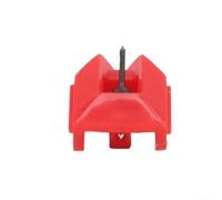 Aguja de repuesto AT-VMN95E para fonógrafos, compatible con cabezales VM95 y tocadiscos para Audio-Technica AT-LP120X, Cantilever de aleación de aluminio, punta elíptica, rojo (rojo)