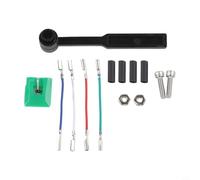 Aguja de repuesto ATN95E para tocadiscos Audio-Technica, kit de agujas con punta elíptica, cepillo de limpieza, cable y tornillos, AT-LP120-USB, AT95E, serie AT3400