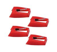 Aguja de repuesto compatible con tocadiscos Ion Jenson Crosley Victrola Sylvania (paquete de 4)
