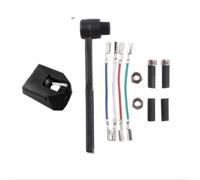 Aguja de repuesto para AT VMN95E para tocadiscos Audio Technica LP120X con cepillo de limpieza y cartucho para cables ATion (negro)