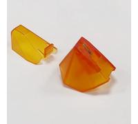 Aguja de repuesto para Ortofon 2M Serie, MM Moving Magnet Stylus para tocadiscos, diseño ligero, 7 g, fácil intercambio, funda protectora (naranja)