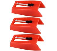 Aguja de repuesto para tocadiscos, 3 agujas giratorias para tocadiscos, herramienta de música hecha a mano con precisión para una experiencia de audio mejorada