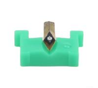Aguja de tocadiscos de repuesto para Shure M70B N70B N72B M70EJ, Phonograph Stylus para discos de vinilo, compatible con Astatic EVG Pfanstiehl, 1 pieza, fácil montaje (verde)
