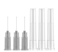 Aguja Luer Lock de calibre 27 de 13 mm para medición de laboratorio, recarga de líquidos, tintas y plantas, envuelta individualmente, 100 por caja