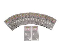 Aguja para órganos en caja de plástico transparente CKPSMS - Agujas de coser Organ-HAX1 Compatible con/Reemplazo para SINGER Marca,Pfaff Marca,BROTHER Marca(Organ-HAX1 8/60 100PCS)
